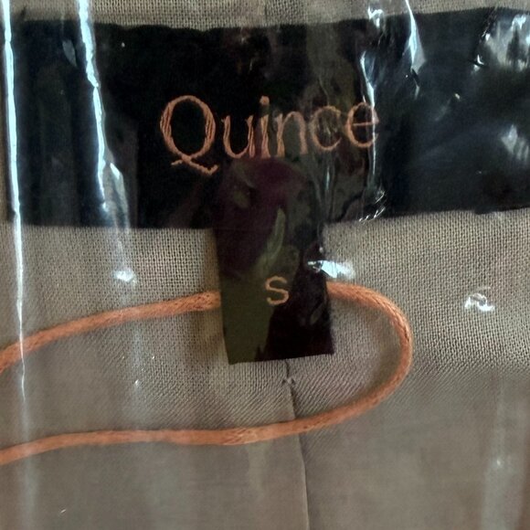 NWT QUINCE 100% European Linen Structured Blazer Jacket Flax Small - Picture 11 of 12